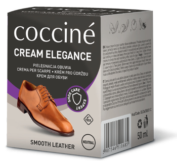 Bezbarvé coccine Cream Elegance krém na boty 50