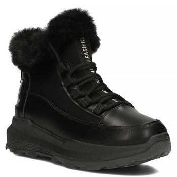Černé sněhové boty Filippo DBT4243/22 BK