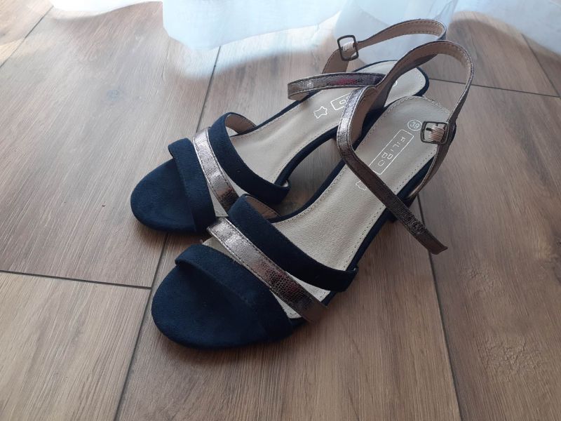 Tmavě modré sandály Filippo DS1284/20 NV