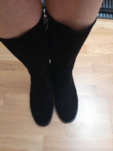 Černé kožené kozačky Filippo DBT7210/25 BK