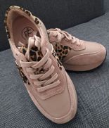 Hnědé kožené sneakersy Filippo DP7112/25 BE LEO