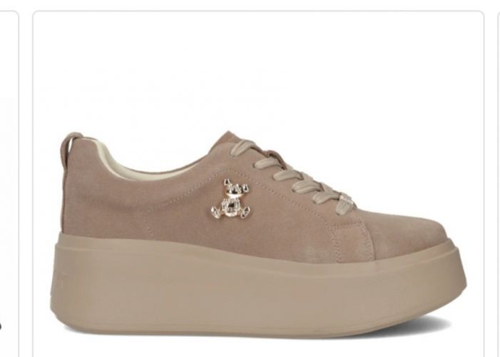 Béžové kožené sneakersy Filippo DP6246/24 BE