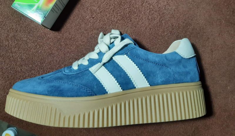 Modré kožené sneakersy Filippo DP6776/25 BL